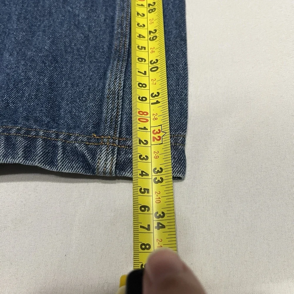 Duluth Trading Co Mens Flex Ballroom Carpenter Jeans Fits 32x33 Dark Wash Denim - Picture 5 of 8